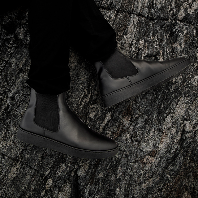 Rain Boot Black (Water-resistant)